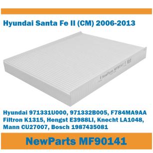 NewParts Filtr kabinowy Hyundai Santa Fe zamiennik Filtron K1315 MF90141