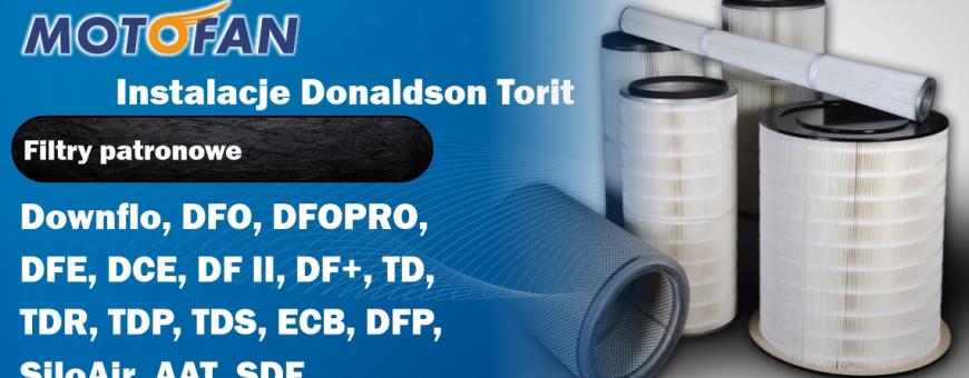 Filtry patronowe do instalacji odpylania Donaldson Torit