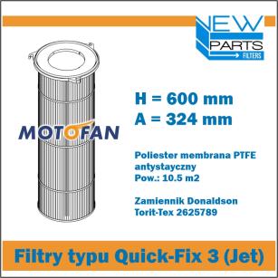 NewParts Patronowy filtr powietrza MF50204/7