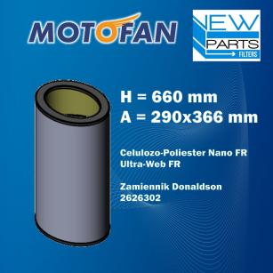 NewParts Patronowy filtr powietrza zamiennik Donaldson 2626302 MF50129