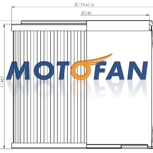 NewParts Filtr powietrza MF50060
