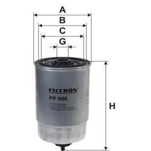 Filtron Filtr paliwa PP 968