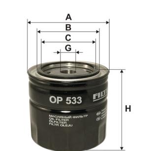 Filtron Filtr oleju OP 533