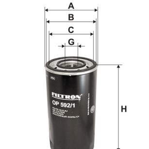 Filtron Filtr oleju OP 592/1