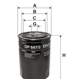 Filtron Filtr oleju OP 647/2