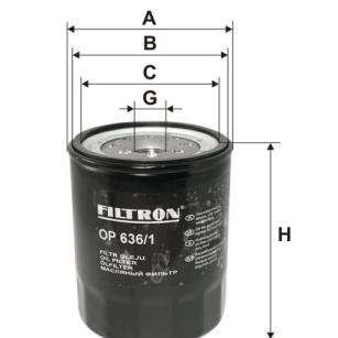 Filtron Filtr oleju OP 636/1