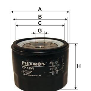 Filtron Filtr oleju OP 519/1