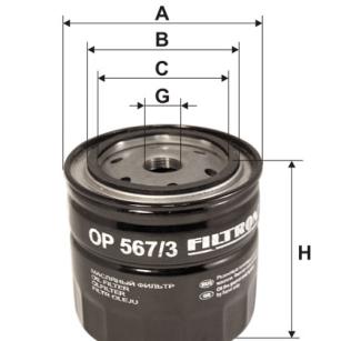 Filtron Filtr oleju OP 567/3