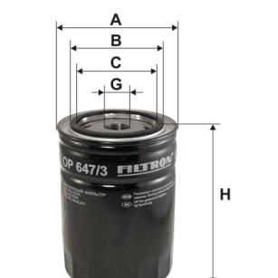 Filtron Filtr oleju OP 647/3