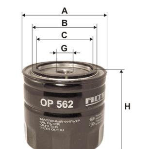 Filtron Filtr oleju OP 562