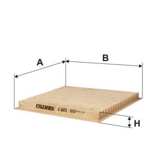 Filtron Filtr kabinowy (przeciwpyłkowy) K 1183