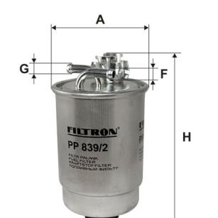 Filtron Filtr paliwa PP 839/2