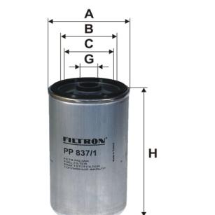 Filtron Filtr paliwa PP 837/1