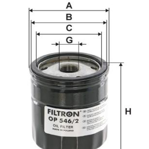 Filtron Filtr oleju OP 546/2