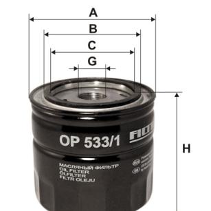 Filtron Filtr oleju OP 533/1