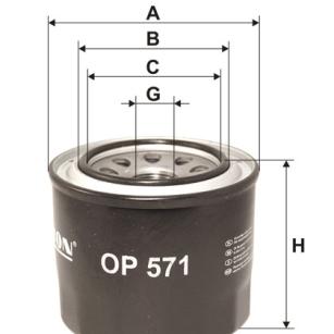 Filtron Filtr oleju OP 571