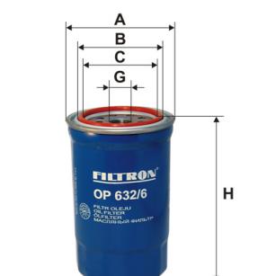 Filtron Filtr oleju OP 632/6