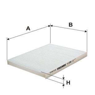 Filtron Filtr kabinowy (przeciwpyłkowy) K 1250