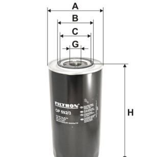 Filtron Filtr oleju OP 592/3