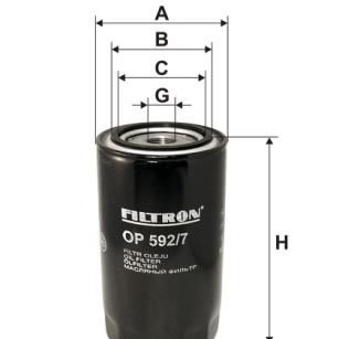 Filtron Filtr oleju OP 592/7