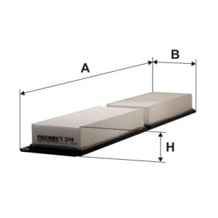 Filtron Filtr kabinowy (przeciwpyłkowy) K 1144