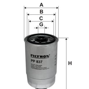 Filtron Filtr paliwa PP 837