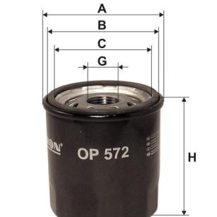 Filtron Filtr oleju OP 572