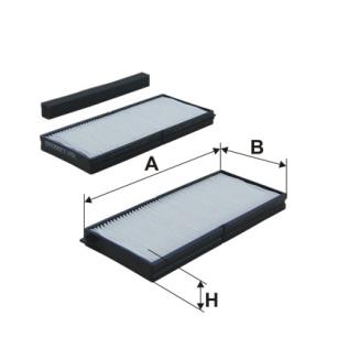 Filtron Filtr kabinowy (przeciwpyłkowy) K 1282-2x