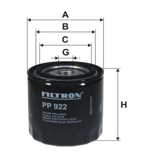 Filtron Filtr paliwa PP 922