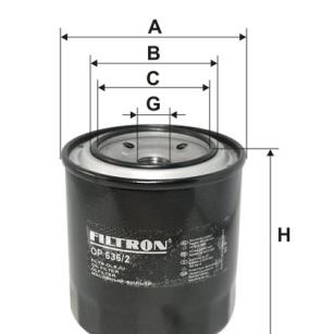 Filtron Filtr oleju OP 636/2