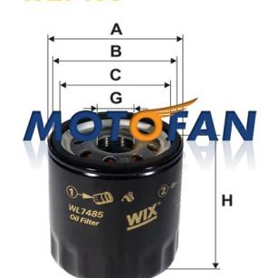 Wix Filters Europe Filtr oleju WL7485