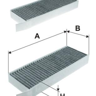 Filtron Filtr kabinowy (przeciwpyłkowy) K 1328A-2x