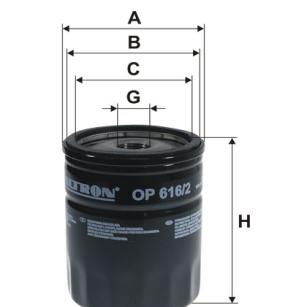 Filtron Filtr oleju OP 616/2