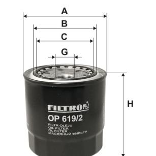 Filtron Filtr oleju OP 619/2