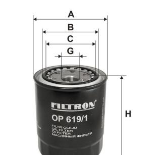 Filtron Filtr oleju OP 619/1