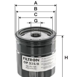 Filtron filtr oleju OP 525/6