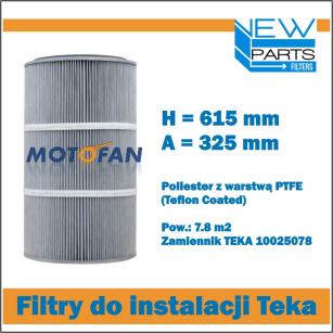 NewParts Patronowy filtr powietrza MF50168
