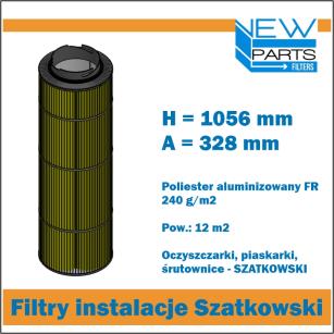 NewParts Patronowy filtr powietrza MF50158/3