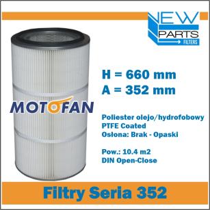 NewParts Patronowy filtr powietrza MF50203/17