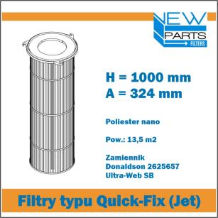 NewParts Patronowy filtr powietrza MF50206/2