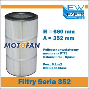 NewParts Patronowy filtr powietrza MF50203/23