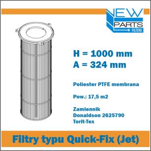 NewParts Patronowy filtr powietrza MF50206/4