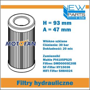 NewParts Filtr hydrauliczny zamiennik HY15036 SH84024 DMD0005E20B MF71088/2