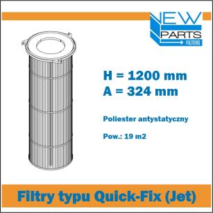 NewParts Patronowy filtr powietrza MF50207/1