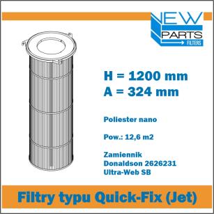 NewParts Patronowy filtr powietrza MF50207/2
