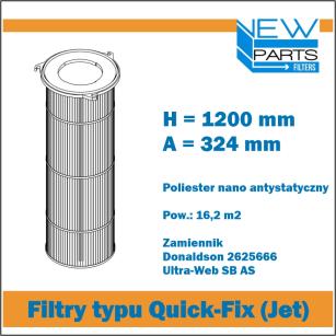 NewParts Patronowy filtr powietrza MF50207/4