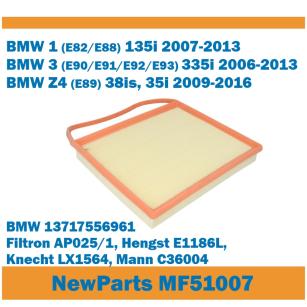 NewParts Filtr powietrza BMW 3.0i zamiennik Filtron AP025/1 MF51007